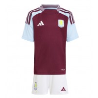 Camiseta Aston Villa Primera Equipación para niños 2024-25 manga corta (+ pantalones cortos)